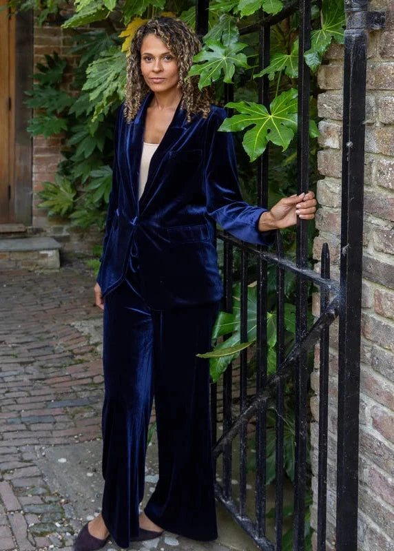 Margot Velvet Blazer | Chalk Jacket Chalk