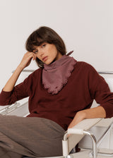 Striped Poplin Neckerchief | Indi & Cold