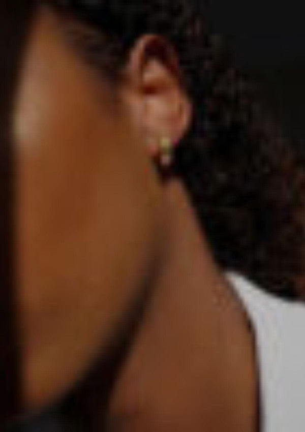 Fleur Hoop Earrings | A Weathered Penny Earrings A Weathered Penny