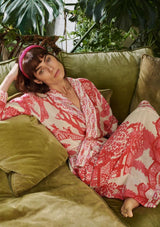 Giant Willow Fuchia Pink Dressing Gown | One Hundred Stars Dressing Gown One Hundred Stars