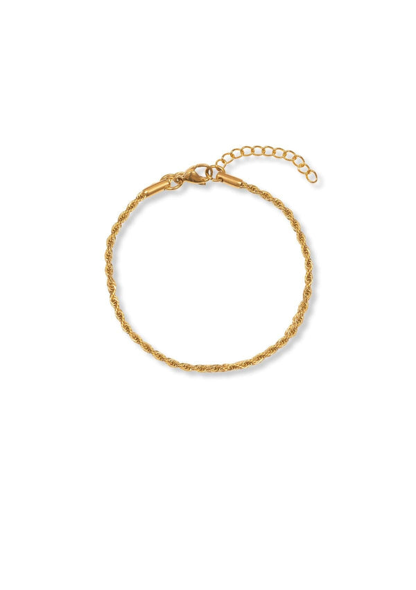 Gold Delicate Rope Bracelet | A Weathered Penny Bracelet A Weathered Penny