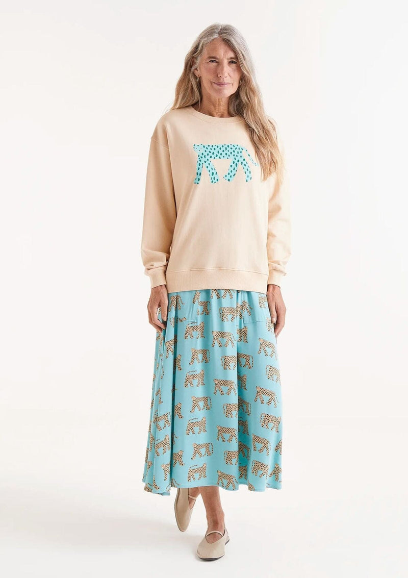 Jaguar Print Sweatshirt | Compania Fantastica Sweater Compania Fantastica