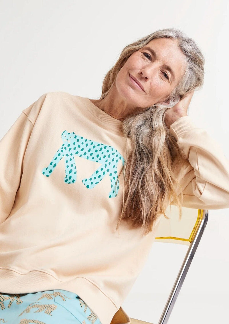 Jaguar Print Sweatshirt | Compania Fantastica Sweater Compania Fantastica