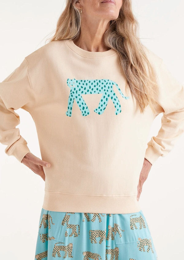 Jaguar Print Sweatshirt | Compania Fantastica Sweater Compania Fantastica