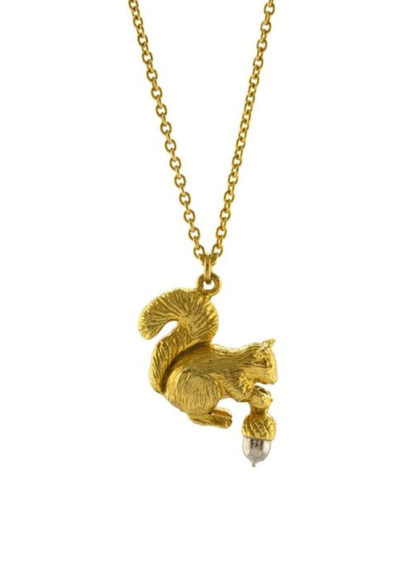 Squirrel & Acorn Necklace | Alex Monroe Eighty Seven