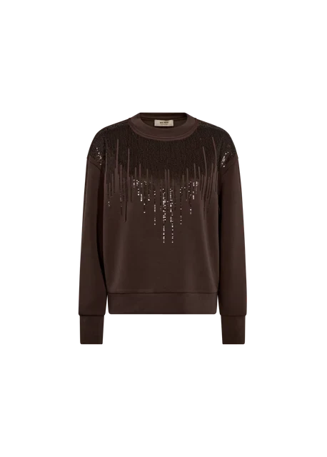Neve O-LS Glam Sweatshirt | Mos Mosh Sweater MOS MOSH
