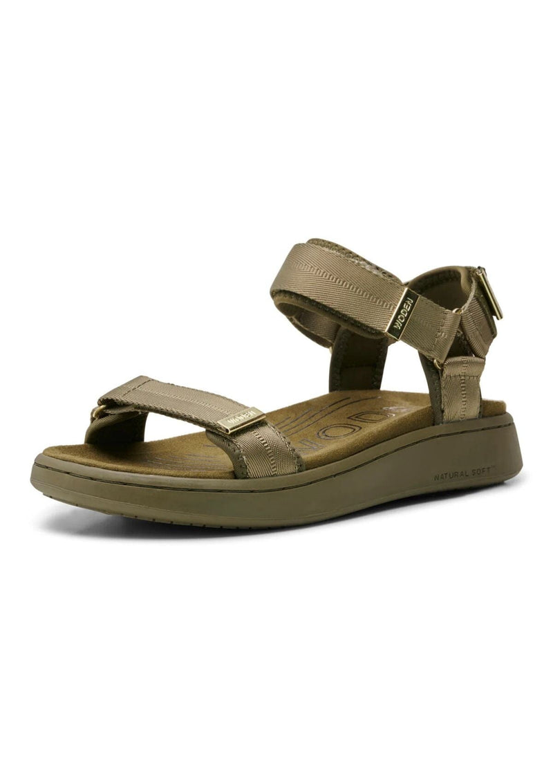 Dark Olive Green Line Sandal | WODEN Sandals WODEN