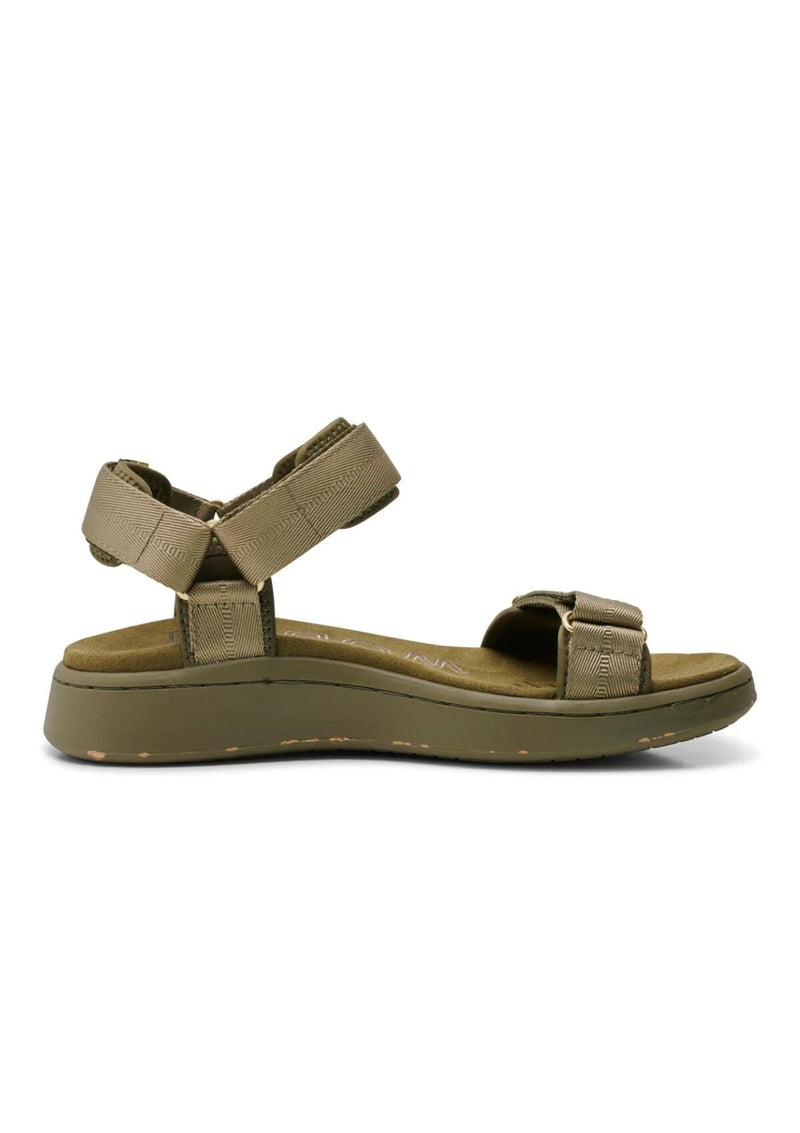 Dark Olive Green Line Sandal | WODEN Sandals WODEN