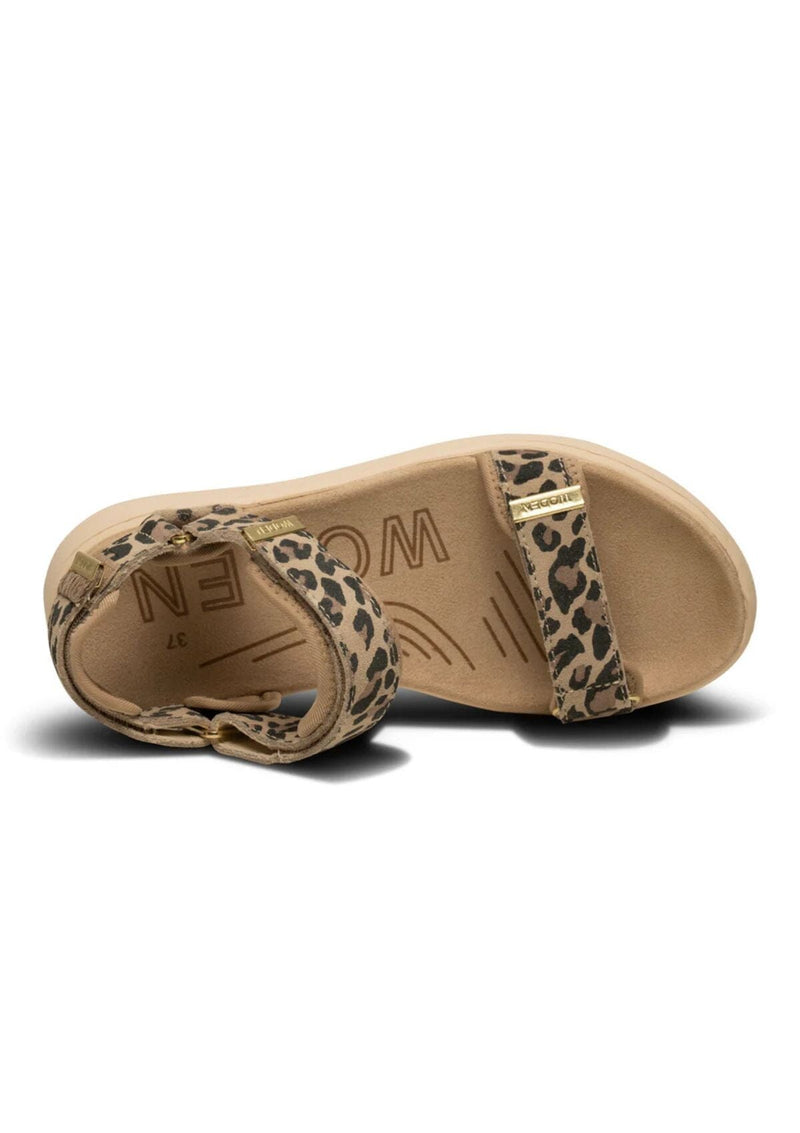 Suede Leopard Print Line Sandal | WODEN Sandals WODEN