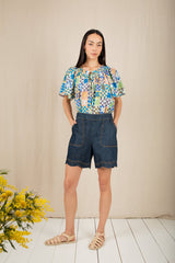 Mary Short | Dark Denim | Bonte