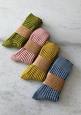 Ribbed Cotton High Socks | Billy Bamboo Socks Billy Bamboo