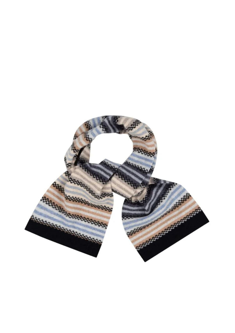 Small Stripe Scarf Fossil Colours | Quinton + Chadwick Scarf Quinton + Chadwick