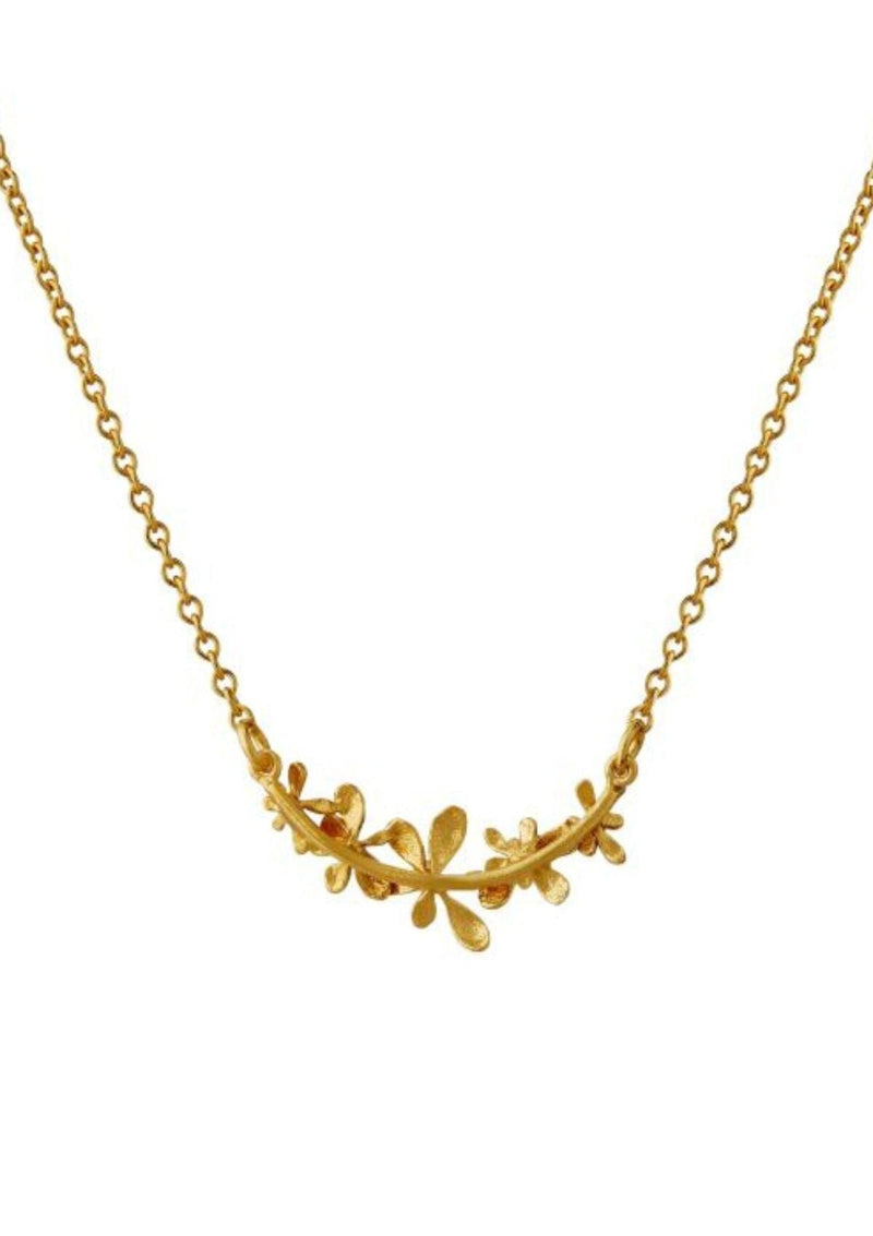 Sprouting Rosette In-Line Necklace | Alex Monroe Necklace Alex Monroe