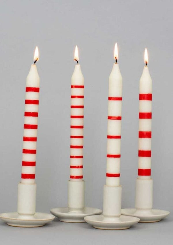 Striped Soya Candles | A World of Craft Christmas Decorations A World Of Craft