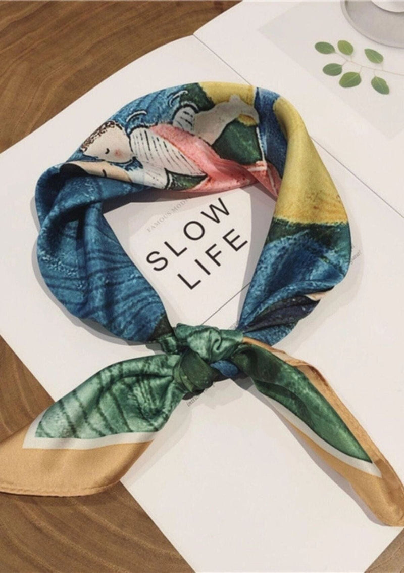Mother and Child Vegan Silk Scarf Scarf Sue Silk