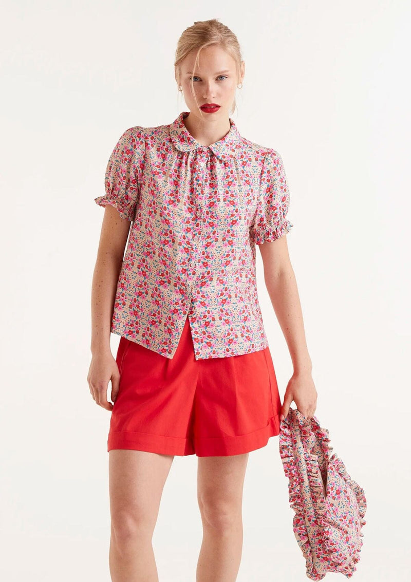 Sugar Print Short Sleeve Blouse | Compania Fantastica Blouse Compania Fantastica