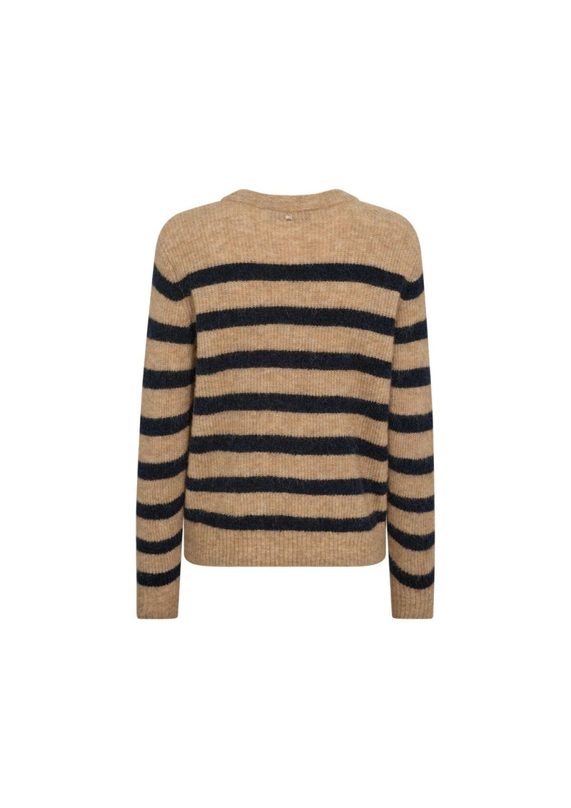 Thora Stripe Crewneck Knit | Mos Mosh Jumper MOS MOSH