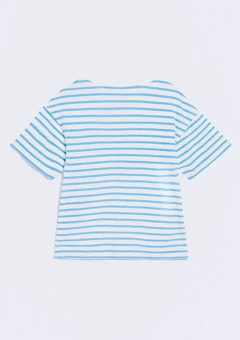 Linen Blend Striped Tee | Ese O Ese T-Shirt ese O ese