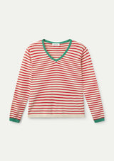 Striped V-neck Jumper | Compania Fantastica Jumper Compania Fantastica