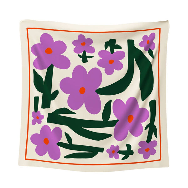 Maxi scarf LILAC THE FLOWERS STUDIO ARDE