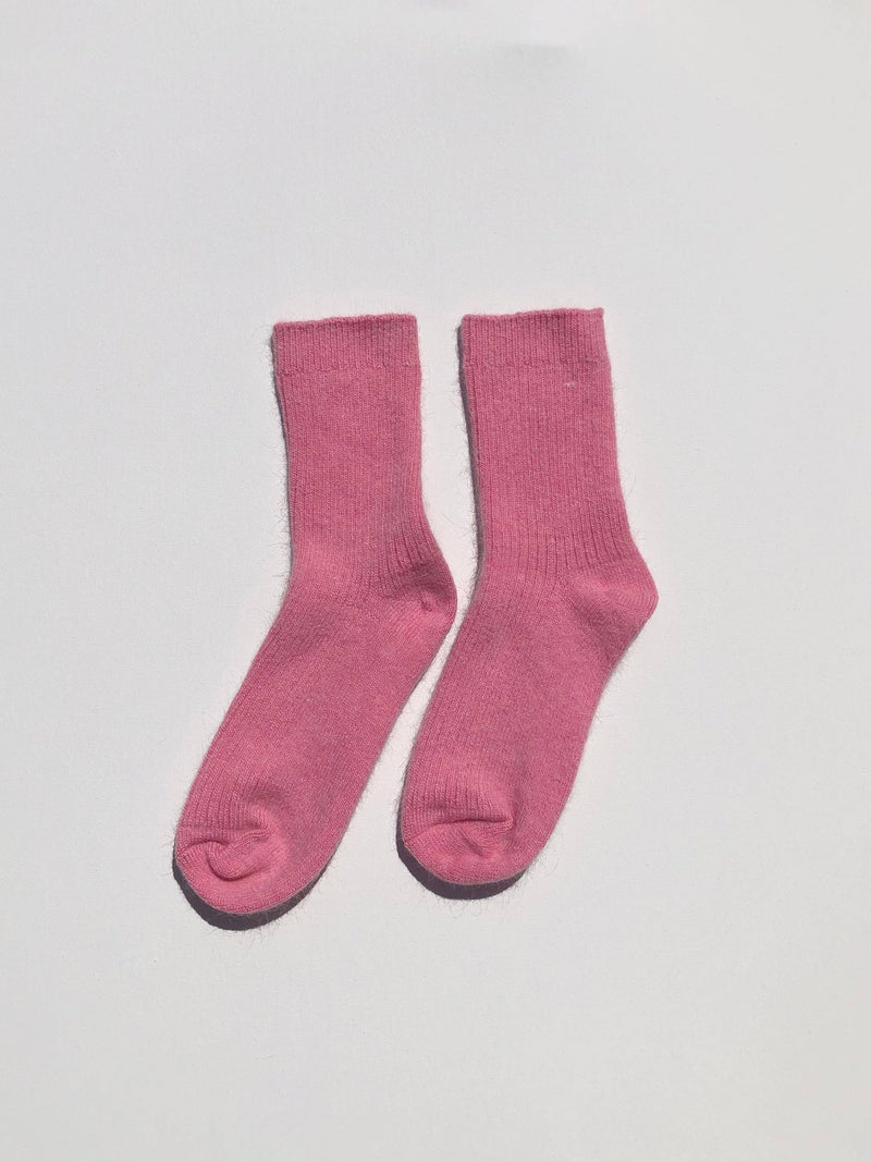 ANGORA WOOL SOCKS - snow pastel Billy Bamboo