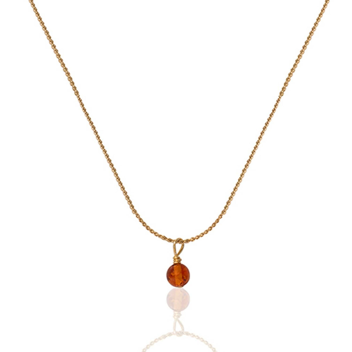 Amber Necklace A Weathered Penny Jewellery