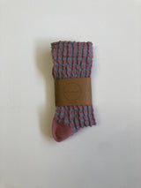 GINGHAM WAFFLE SOCKS - neutral Billy Bamboo
