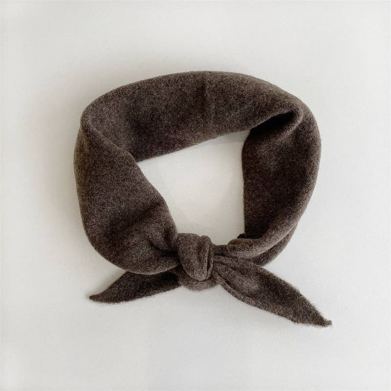 FUZZY WOOL CRAVAT SCARF - neutral Billy Bamboo