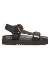 Beau Textile Sandals | Black | Maruti Sandals Maruti