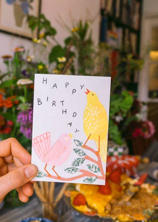 Birthday Birds Card Hadley