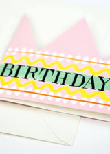Birthday Queen Party Hat Card Hadley