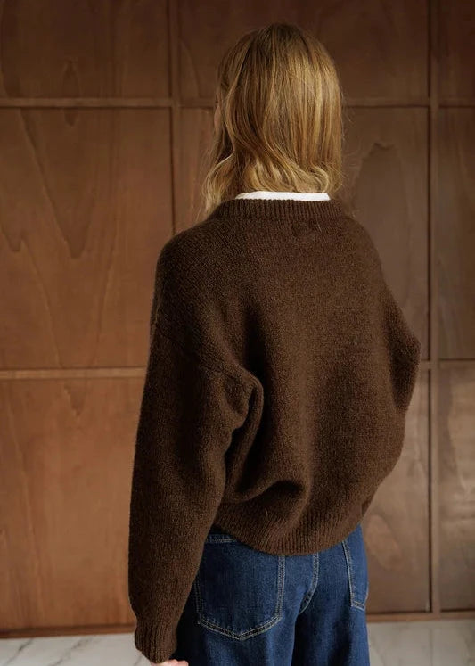Bomber Style knit with Mohair | Indi & Cold Jumper Indi & Cold