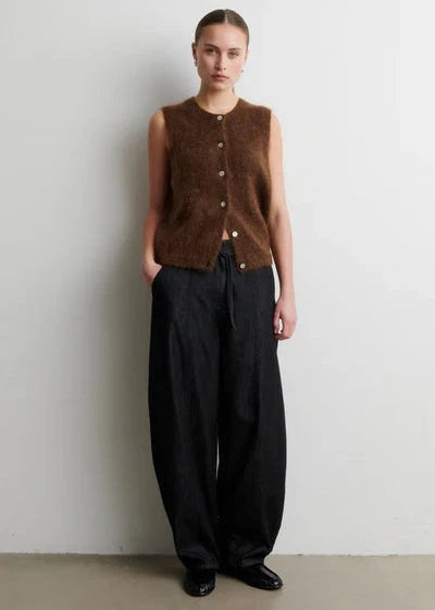 Brook Knit Button Vest | Second Female Vest Second Female