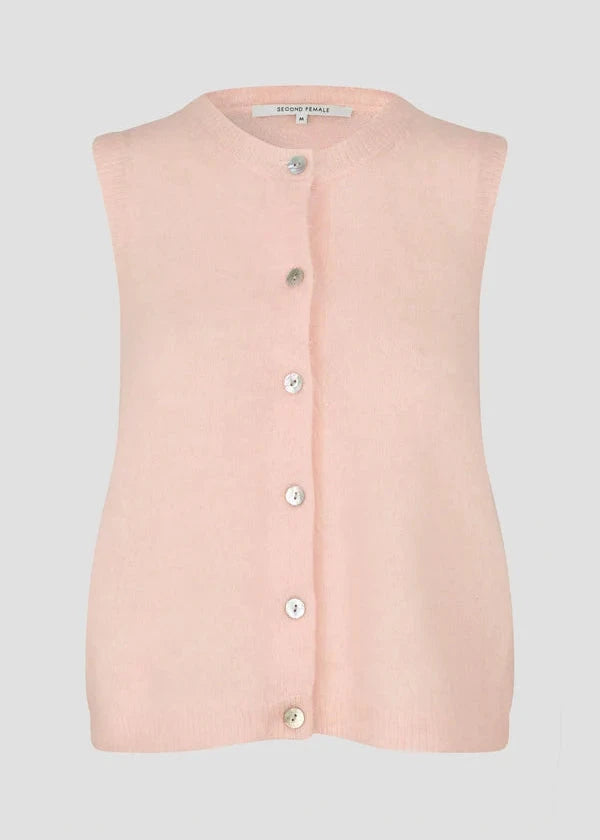 Brook Knit Button Vest | Second Female Vest Second Female