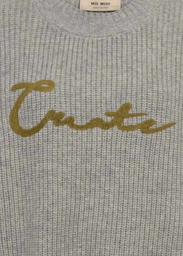 Brynna Create O-Neck Knit | Mos Mosh Jumper MOS MOSH