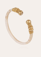 Sari strass bracelet acetate - Ivory | Gas Bijoux Bracelet Gas Bijoux