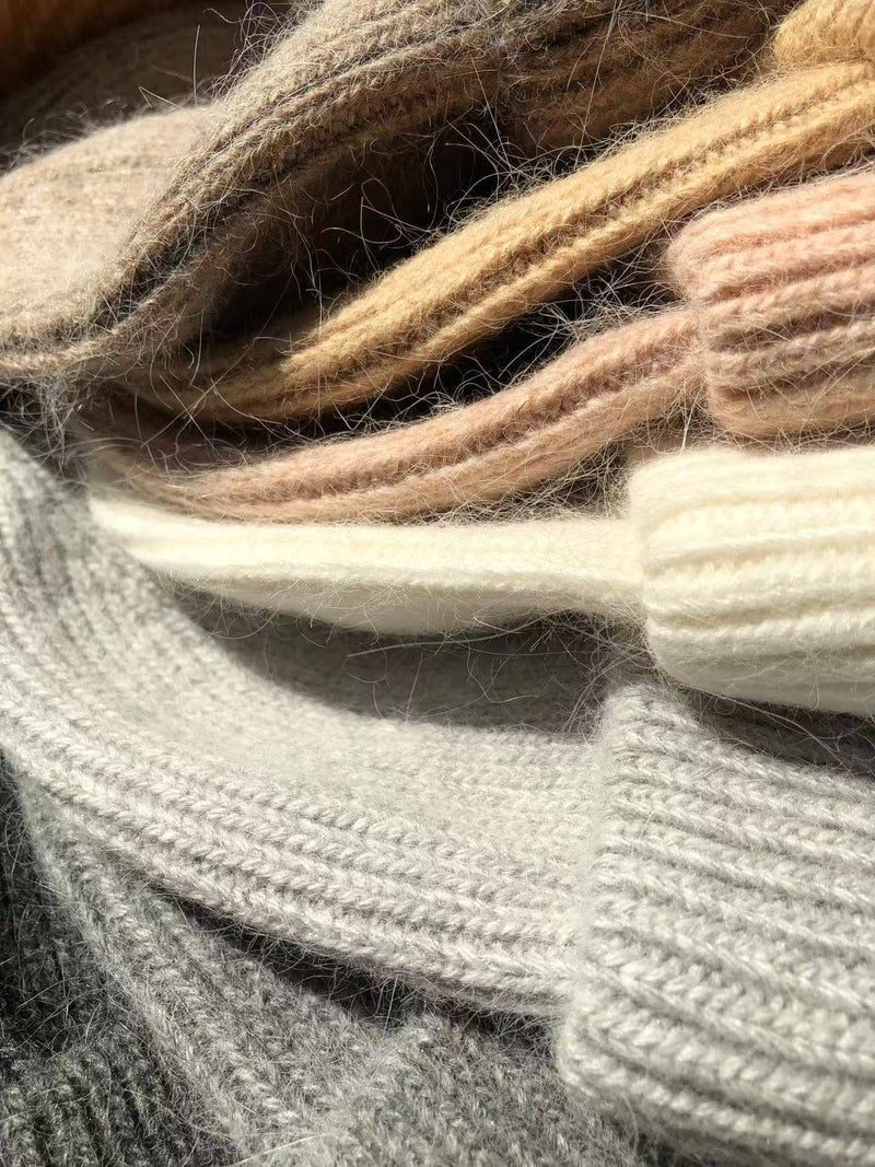 ROYAL ANGORA BEANIE - neutral Billy Bamboo