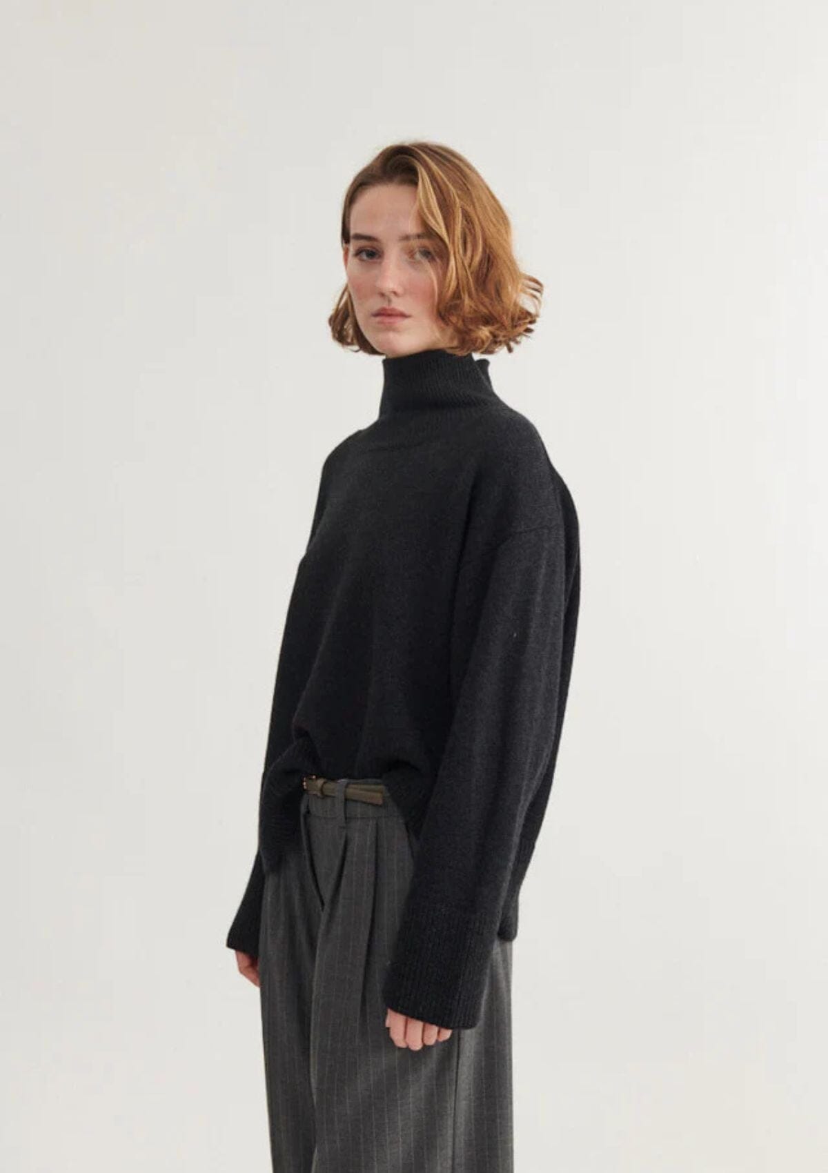 Cady T-Neck Jumper | Basic Apparel Jumper Basic Apparel