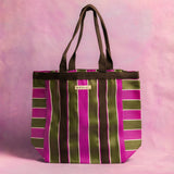 Everywhere Bag | Brown/ Olive/ Pink