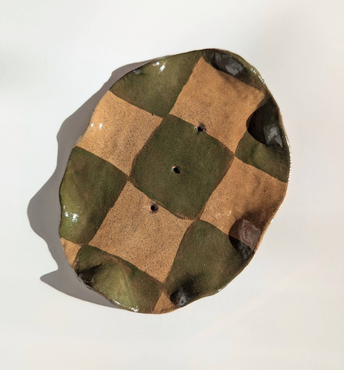 Checked Wavy Soap Dish Rosie Gore