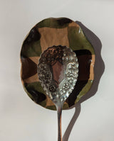 Checked Wavy Spoon Rest Rosie Gore