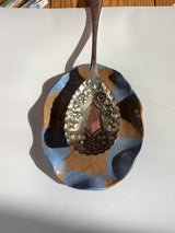 Checked Wavy Spoon Rest Rosie Gore