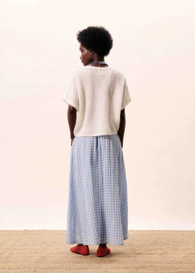 Cobalt Skirt Light Blue | FRNCH Skirt FRNCH