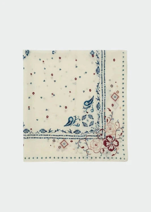 Cross Stitch Embroidered Scarf | Indi & Cold Scarf Indi & Cold