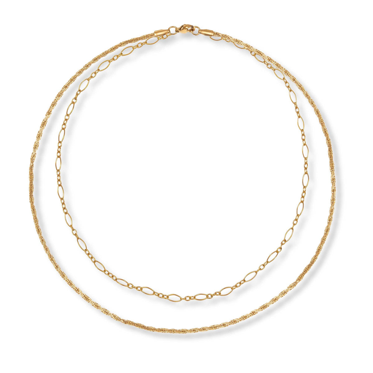 Delicate Layered Chain | A Weathered Penny Necklace A Weathered Penny Jewellery