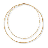 Delicate Layered Chain | A Weathered Penny Necklace A Weathered Penny Jewellery
