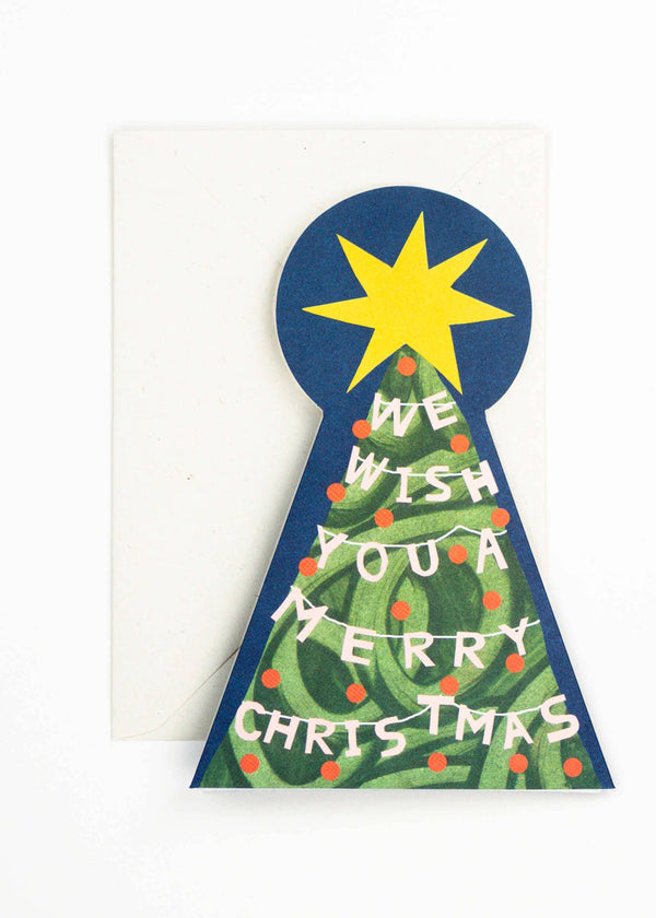 Merry Christmas Tree Fold-Out Card Hadley