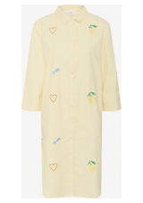 Embroidered Stripe Dress | Zytta | Saint Tropez Dress Saint Tropez