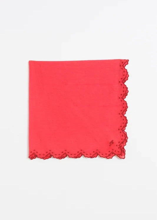 Embroidered Voile Neckerchief | Indi & Cold Scarf Indi & Cold