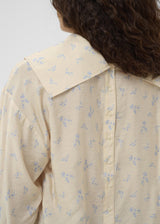 Eneya Printed Funnel Blouse | Soaked Blouse Soaked in Luxury